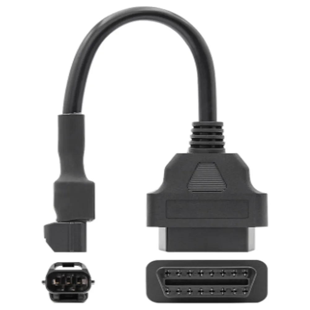 KYMCO OBD2 Diagnostic Cable Adapter | Male to 16 Pin Motorcycle Scanner Extension