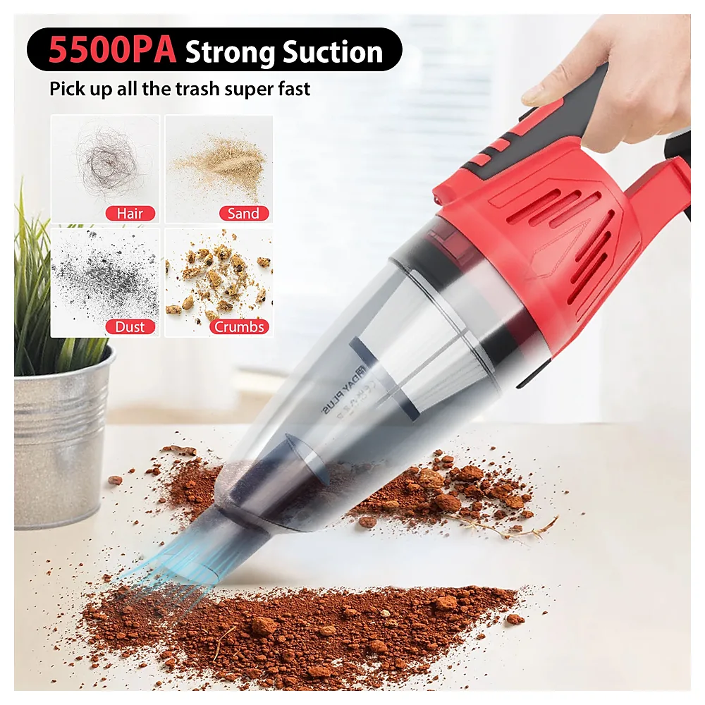 Feytory Cordless Vacuum Cleaner, 7000Pa Stick Vacuum, 2-in-1 Upright Handheld for Pet Hair Removal, Hardwood Floors & Car Cleaning